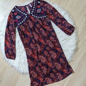 Xhilaration Target Boho Festival Embroidered Midi Dress - Size Small